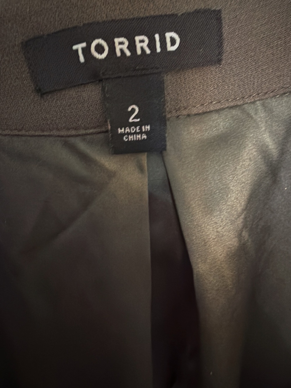 Torrid Olive Utility Drawstring Jacket - Picture 8 of 9